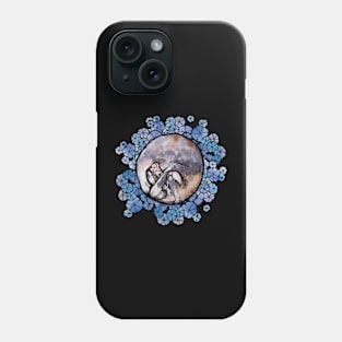 Kitty Cat Dilute Calico Floral Phone Case