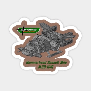 Hammerhead Assault Ship- Star Runners Magnet