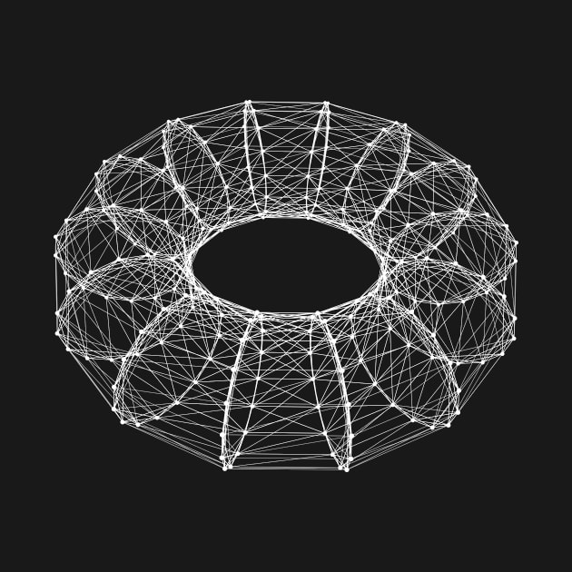 Digital Donut Wireframe by TONYSTUFF