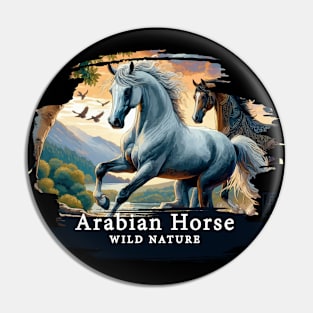 Arabian Horse - WILD NATURE - HORSE -10 Pin