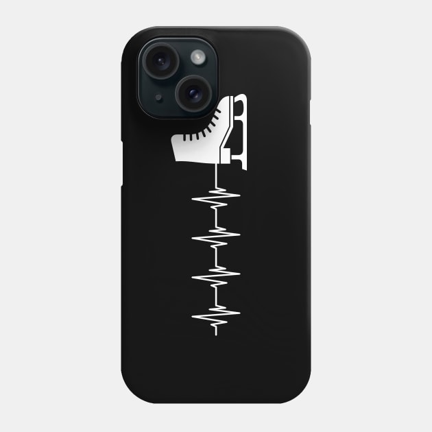 Ice Skater Heartbeat w Phone Case by KC Happy Shop