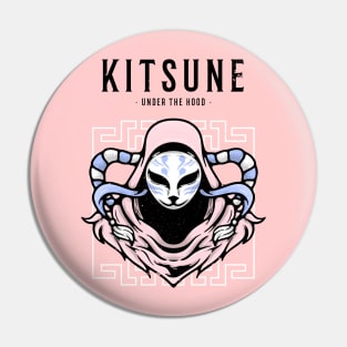 Mask of The Kitsune Pin