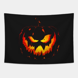 Evil Pumpkin Tapestry