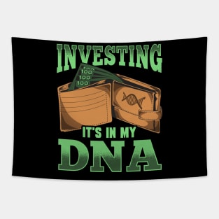 Investing: It's In My DNA Cool Financial Investor Tapestry