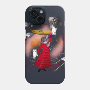 Cool Space Cat Overlord Phone Case