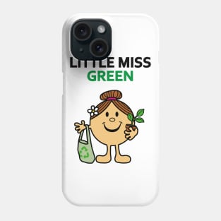 Little Miss Green Phone Case