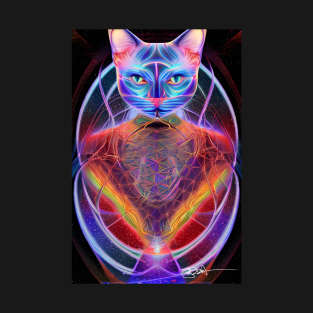 Trippy Cat Vibes 13 T-Shirt