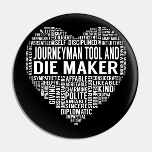 Journeyman Tool And Die Maker Heart Pin