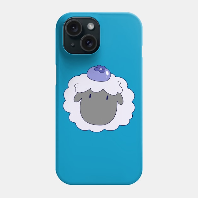 Blueberry Sheep Face Phone Case by saradaboru