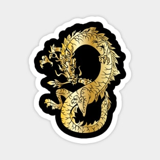 Gold Dragon 03 Magnet