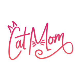 CAT MOM LADIES T SHIRTS T-Shirt