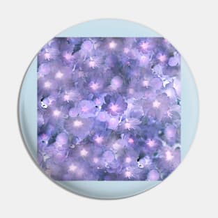 LILAC PURPLE FLOWER,BLOSSOMS VINTAGE PATTERN Pin