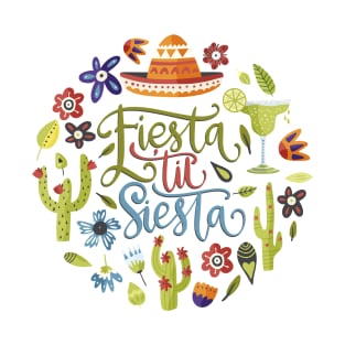 Mexico - Fiesta 'Til Siesta - light T-Shirt