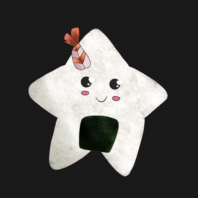 Cute Sushi Star Design by Mydrawingsz