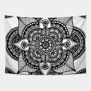 Four Point Flower Tapestry
