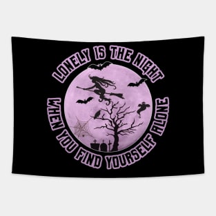 Lonely is the Night, Ladies Nostalgic 80's Halloween Costume Tapestry