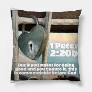 1 Peter 2:20b Pillow