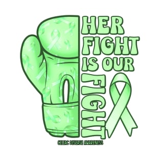 Celiac Disease Awareness - her fight warrior T-Shirt