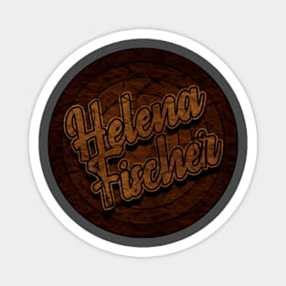 Circle Retro Helena Fischer Magnet