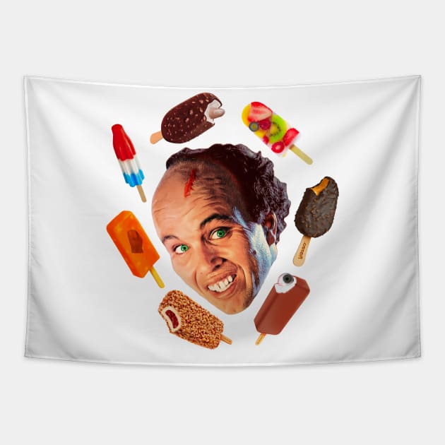 Clint Howard is the Ice Cream Man Tapestry by darklordpug