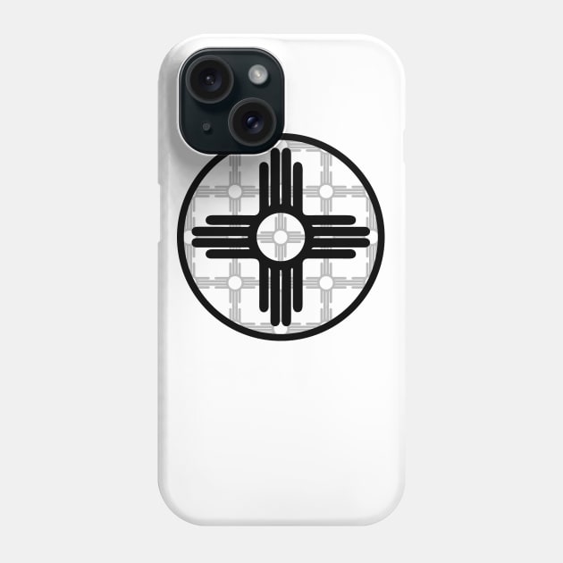 Zia Symbol Pattern - New Mexico Flag Phone Case by DeadBeatElite