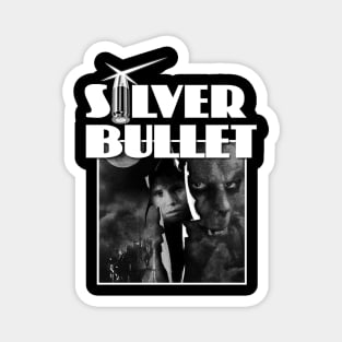 Silver Bullet retro movie Magnet