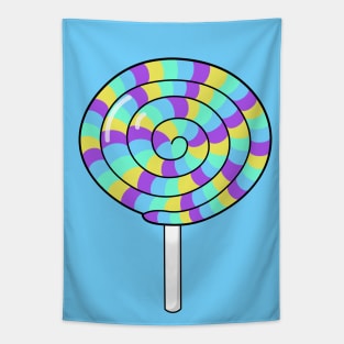 Cute Colorful Lollipop Design Tapestry