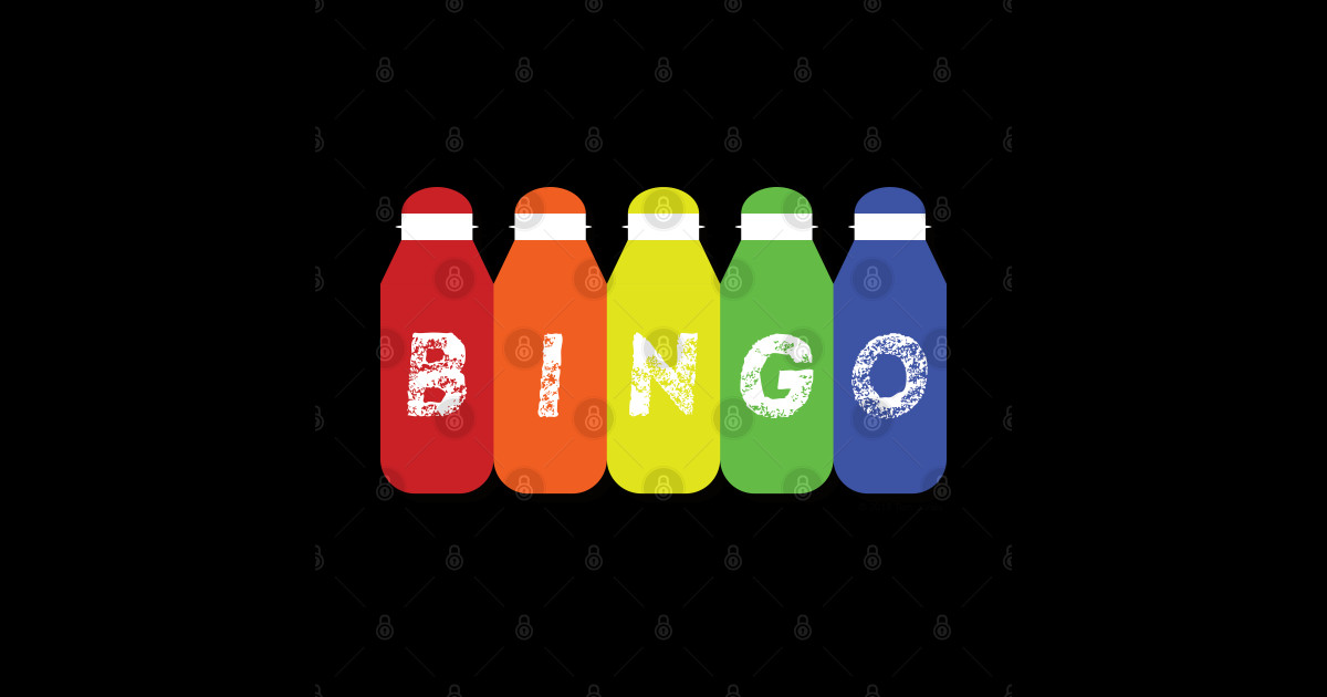 Bright Rainbow Bingo Daubers Bingo Daubers TShirt TeePublic