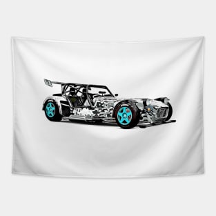 Caterham R500 Custom Cartoon Tapestry