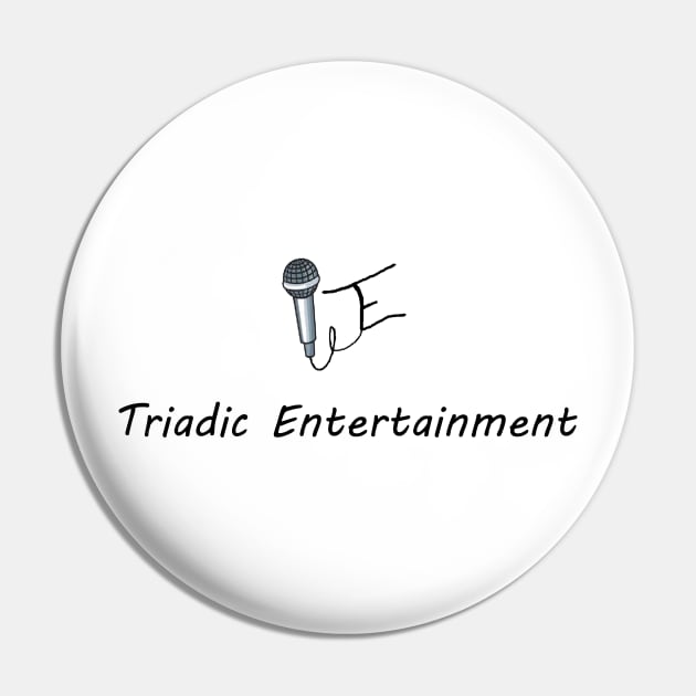 Triadic Entertainment logo Pin by Triadic1