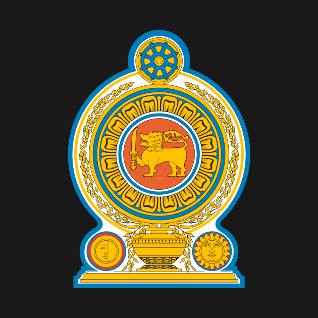 Emblem of Sri Lanka by Wickedcartoons