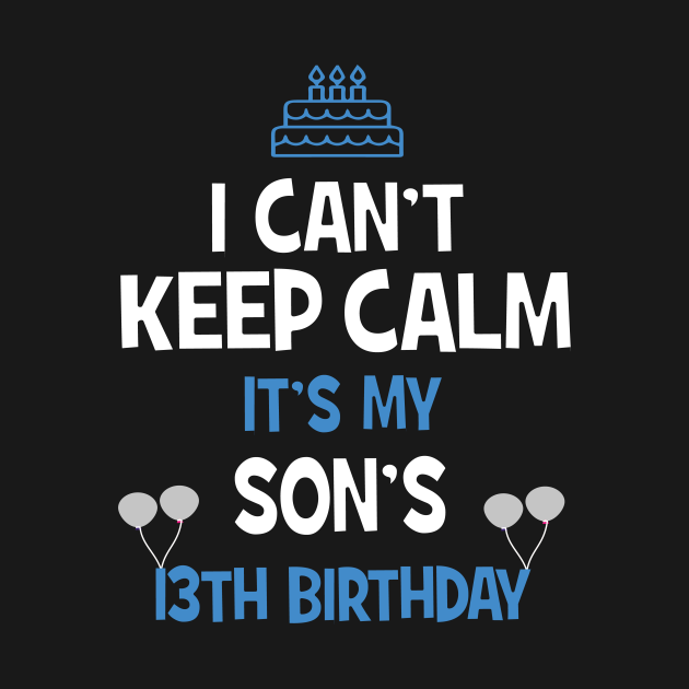 13th Birthday Boy 13 years old party gift TShirt 13th Birthday Boy