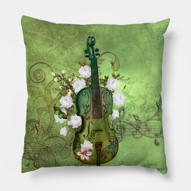 Wonderful elegant violin Pillow by Nicky2342