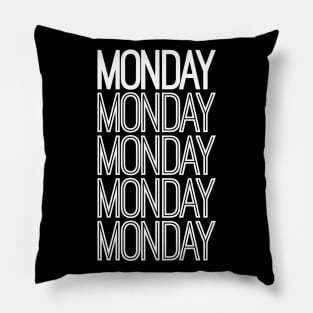 Weekdays: Monday Pillow