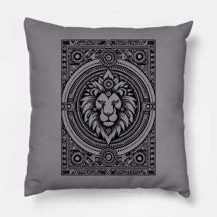 Majestic Zodiac Leo meets the Lion of Judah: A Fusion of Astrology and Reggae Pillow
