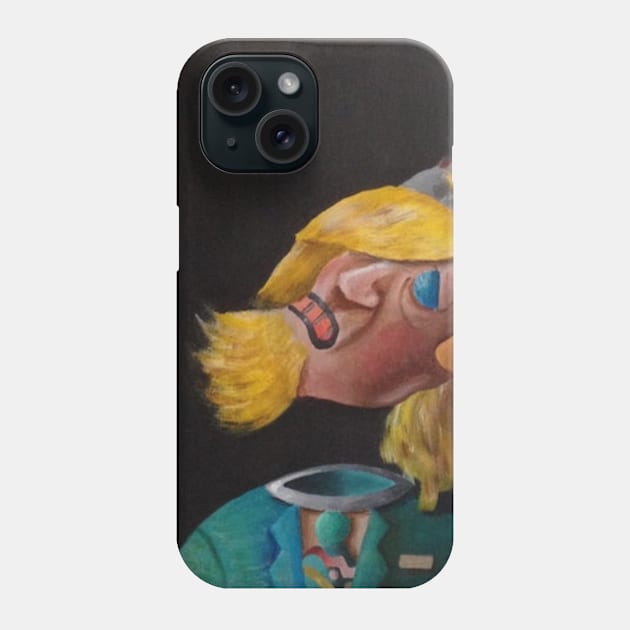 Depressed Cyborg Adolescent Phone Case by ManolitoAguirre1990