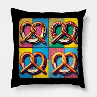 Pretzel Pop: A Twist of Artistic Flavor Pillow