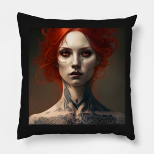 Disciple of The Morrigan Pillow