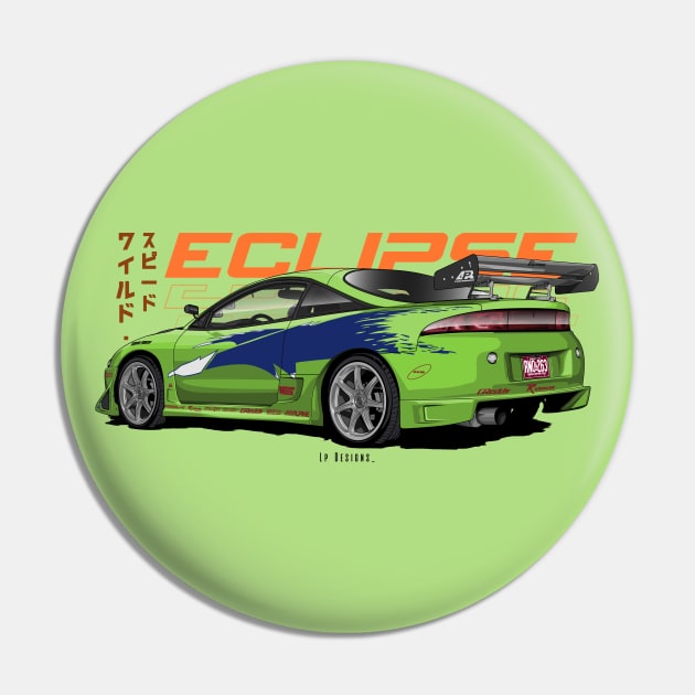 Mitsubishi Eclipse - The Fast And Furious Pin by LpDesigns_