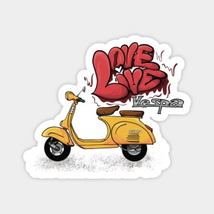 Vespa motorbike lover Magnet