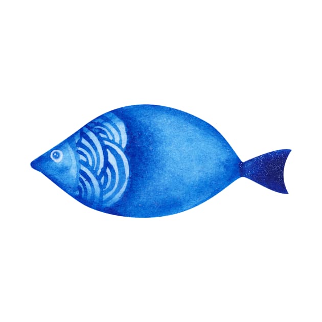 Blue fish by shoko