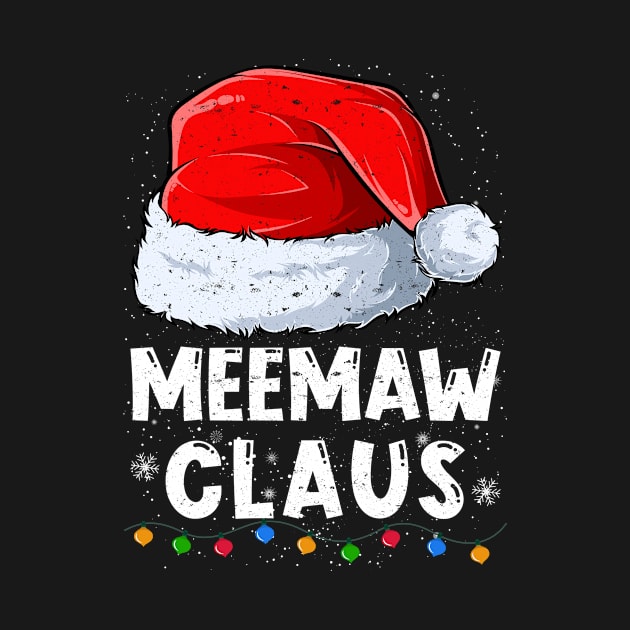 Meemaw Claus Christmas Santa Family Matching Pajama by tabaojohnny