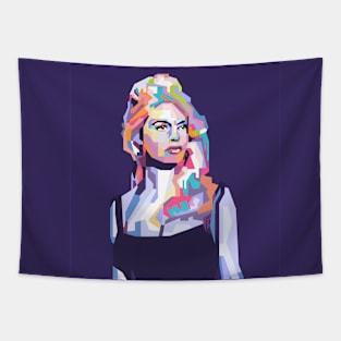 Abstract Brigitte Bardot in WPAP Tapestry