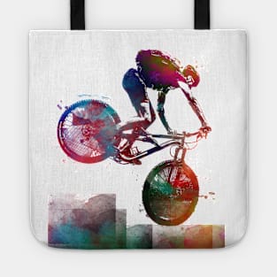 Cycling Bike sport art #cycling #sport #biking Tote