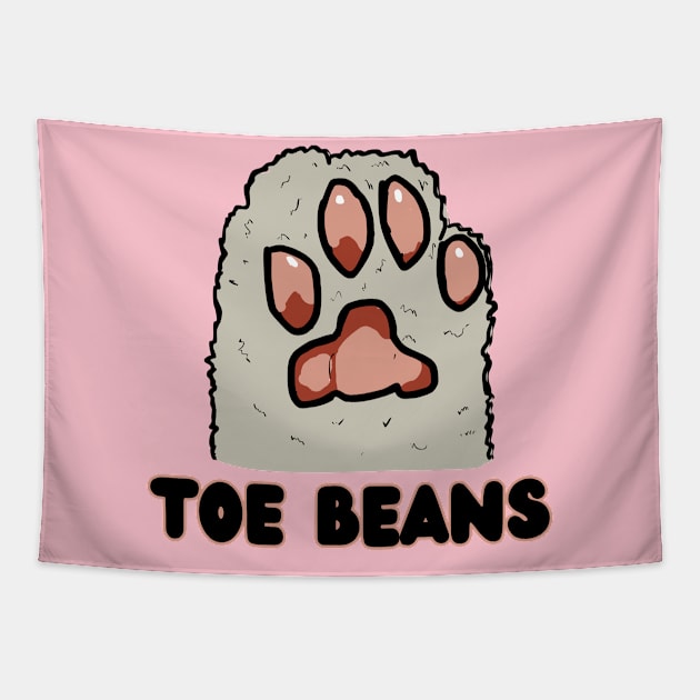 Toe Beans Tapestry by Melty Shirts