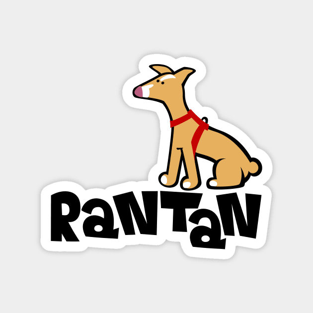 Hound Rantan Magnet by soniapascual