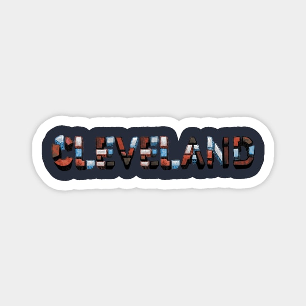 Cleveland Indians Magnet by JuliaCoffin