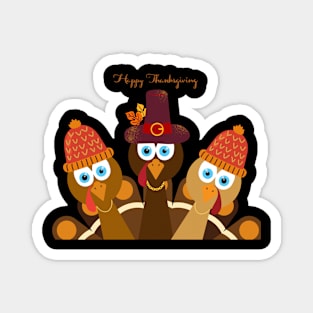 Happy Thanksgiving Magnet