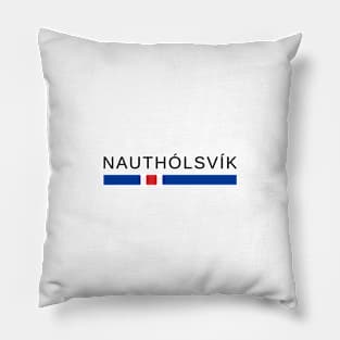 Nauthólsvík Iceland Pillow