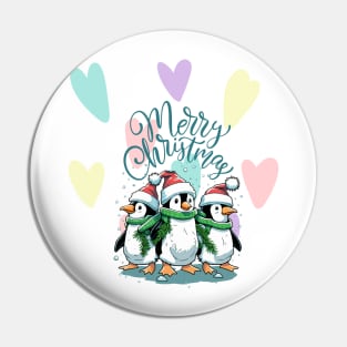 Retro Christmas Vibes Pin